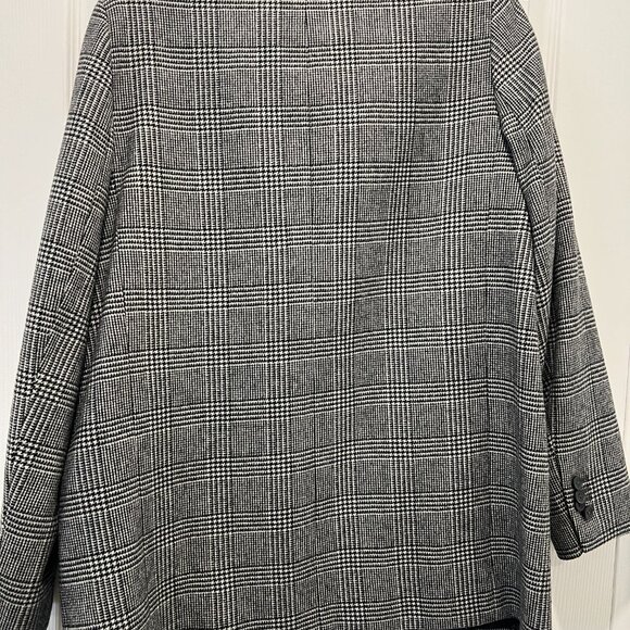 Everlane The Oversized Blazer in Wool Glen Plaid Size 12 - Picture 10 of 12